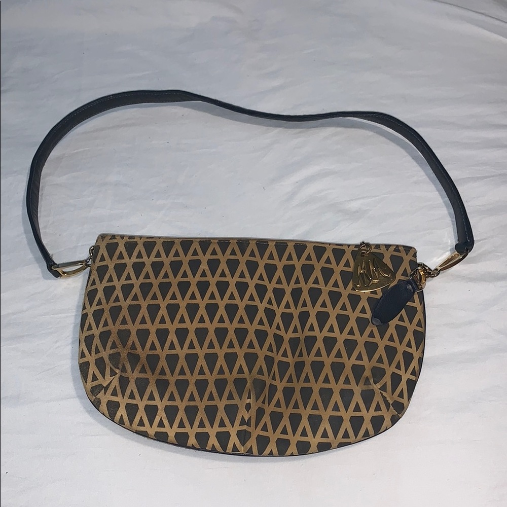 Designer Shoulder Bag by Morris Moskowitz Genuine Leather